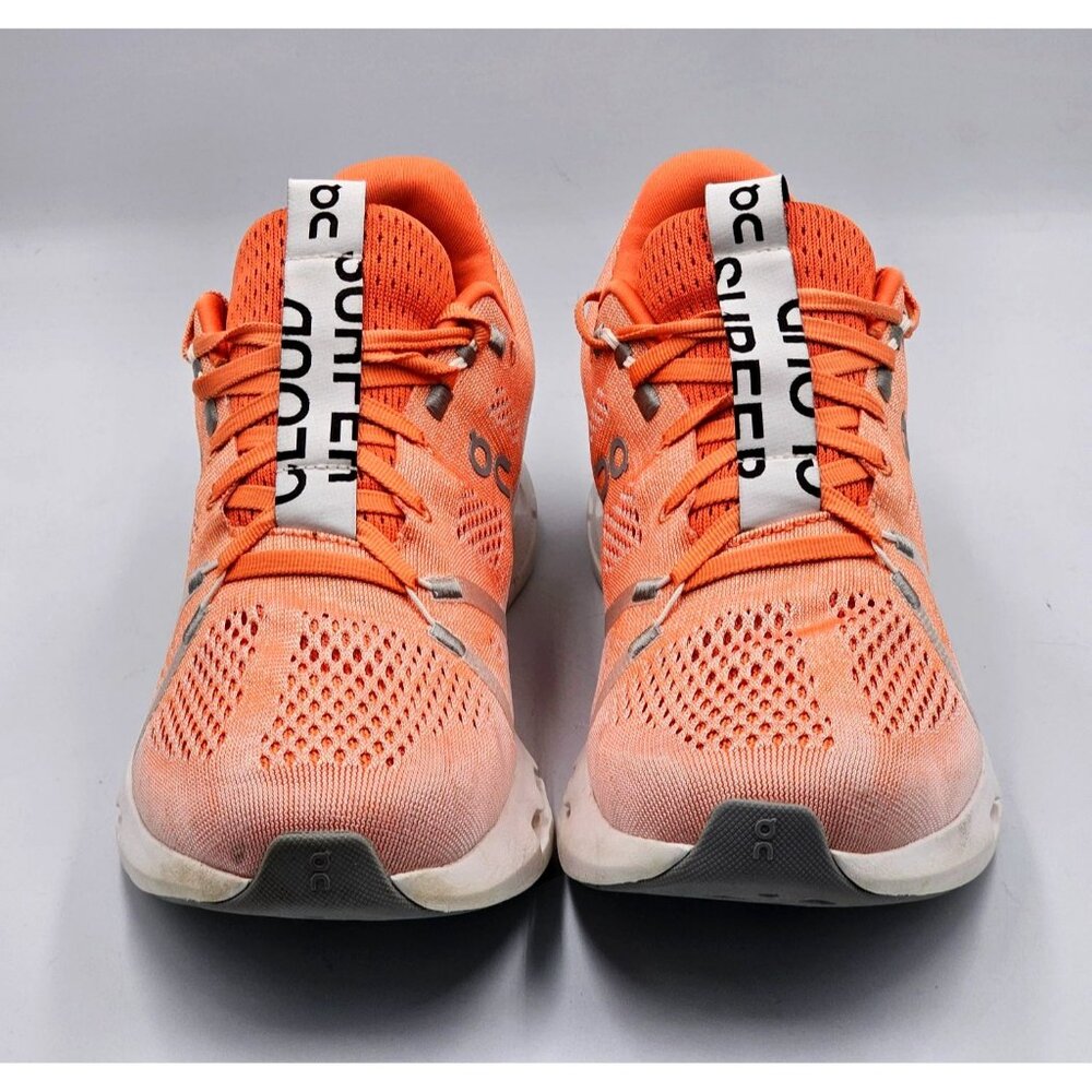 On Cloud Men's Orange Cloudsurfer Lightweight Running Shoes Mesh Upper Sz 8 2903 - Picture 9 of 16